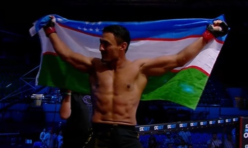 Боец из Узбекистана одним ударом брутально «усыпил» иранца на турнире ММА в Казахстане. Видео