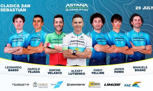«Астана» обнародовала состав на «Классику Сан-Себастьяна»