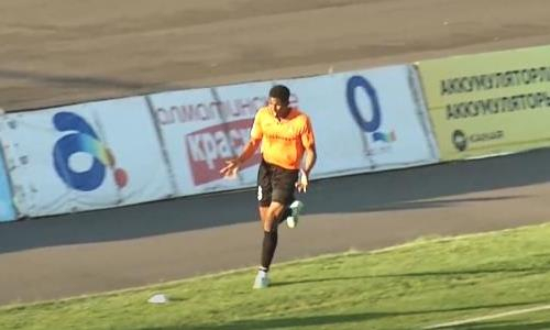 Видео гола Кампо матча Премьер-Лиги «Жетысу» — «Шахтер»