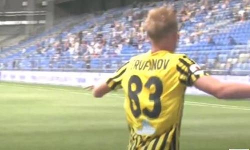 Видео гола Труфанова матча Премьер-Лиги «Окжетпес» — «Кайрат»