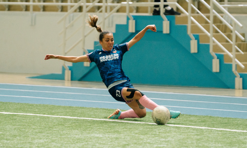 Футболистка сборной Казахстана впервые за месяц сыграла за российский клуб