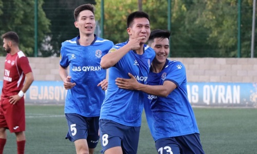 «Жас Кыран» разгромил «Академию Оңтүстік» в матче Первой лиги