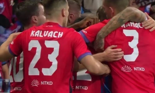 Закончился первый тайм матча «Виктория» Пльзень — «Тобол»