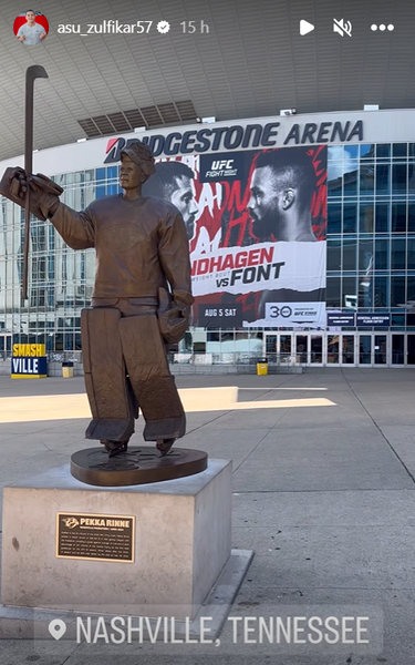Асу Алмабаев прибыл на свой дебютный бой в UFC