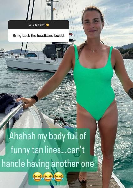 Принципиальная соперница Елены Рыбакиной отшутилась на новом фото в купальнике