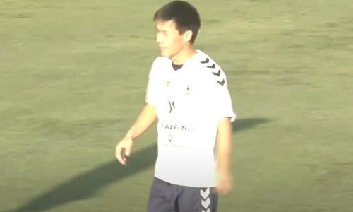 Видео гола Кабылана матча Премьер-Лиги «Каспий» — «Аксу»