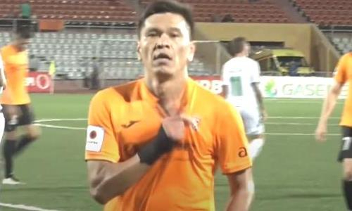 Видео гола Таттыбаева матча Премьер-Лиги «Шахтер» — «Атырау»