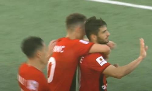 Видео гола Имнадзе матча Премьер-Лиги «Каспий» — «Кызылжар»