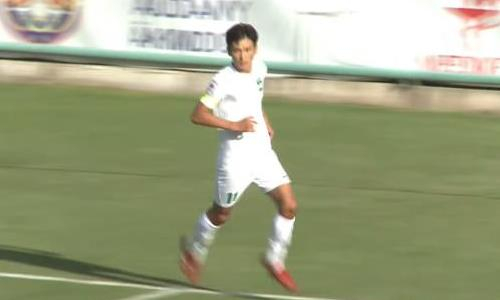 Видео гола Жангылышбая матча Премьер-Лиги «Мактаарал» — «Шахтер»