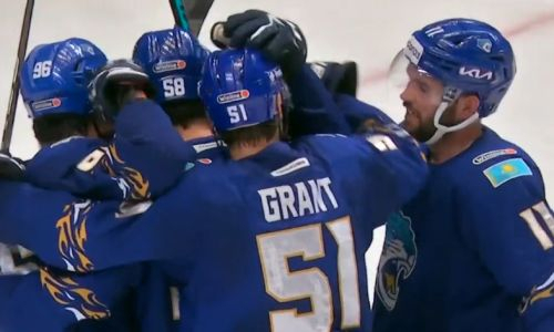 «Барыс» забросил первую шайбу в новом сезоне КХЛ. Видео