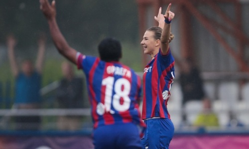 Капитан женской сборной Казахстана забила гол-красавец за московский ЦСКА. Видео