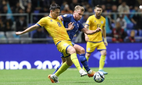 Названы лучший и худший игроки сборной Казахстана в матче против Финляндии