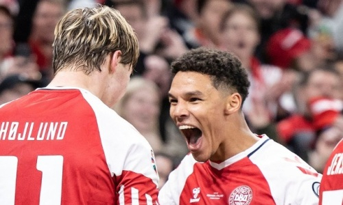 Разгромом закончился матч в группе Казахстана отбора на Евро-2024 по футболу