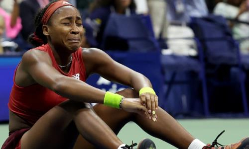 19-летняя американка заплакала после победы в финале US Open-2023. Видео