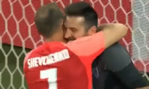 Шевченко паненкой перебросил Буффона спустя почти 20 лет после финала Лиги Чемпионов. Видео