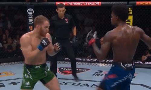 Неожиданно завершился бой обещавшего побить Шавката Рахмонова бойца в UFC. Видео