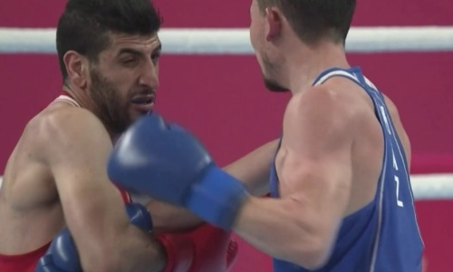 Видео разгромной победы казахстанского боксера на старте Азиады-2023