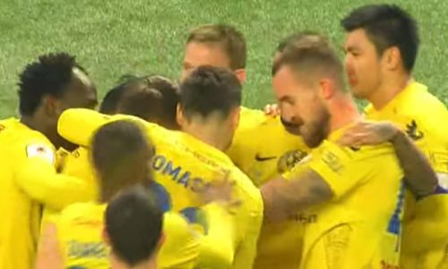 «Астана» на разгроме с хет-триком догнала «Ордабасы»