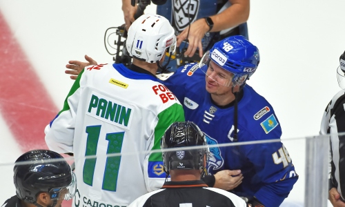 Фоторепортаж с матча КХЛ «Барыс» — «Салават Юлаев» 2:3