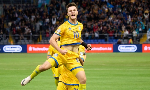 Фоторепортаж с матча отбора на Евро-2024 Казахстан — Северная Ирландия 1:0