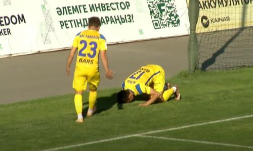 Видео гола Нурбола матча Премьер-Лиги «Жетысу» — «Кайрат»