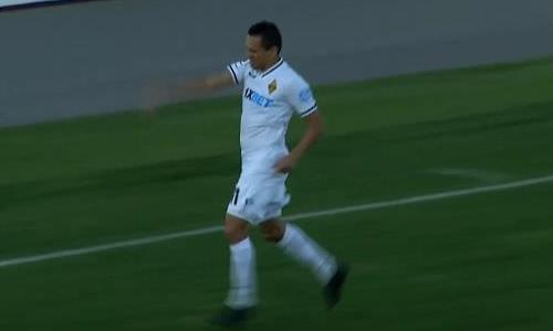 Видео второго гола Жоао Пауло матча Премьер-Лиги «Жетысу» — «Кайрат»