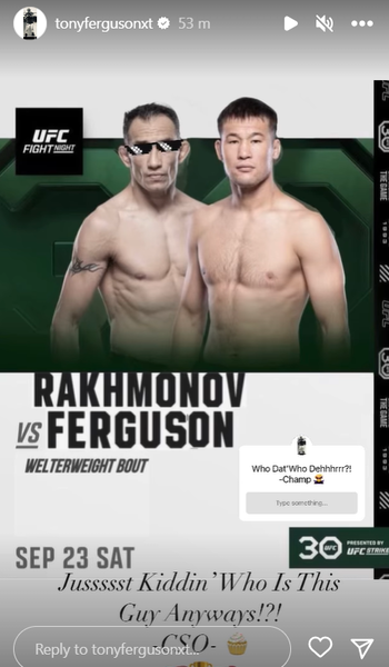 В UFC «поиздевались» над Шавкатом Рахмоновым
