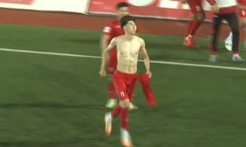 Видео гола Зулфыкарова матча Премьер-Лиги «Кайсар» — «Каспий»