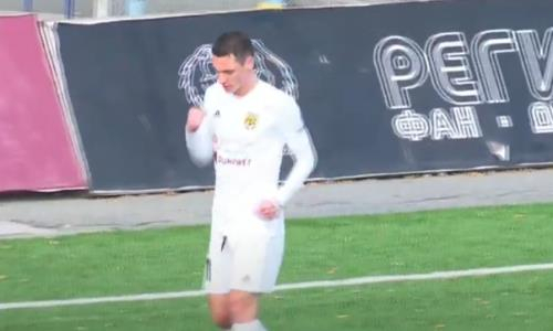 Видео гола Чеснокова матча Премьер-Лиги «Кызылжар» — «Тобол»