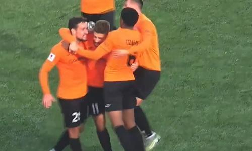 Видео гола Свиридова матча Премьер-Лиги  «Шахтер» — «Тобол» 