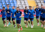 Фоторепортаж с тренировки сборной Казахстана перед матчем с Северной Ирландией