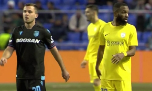 Закончился первый тайм матча «Астана» — «Виктория»