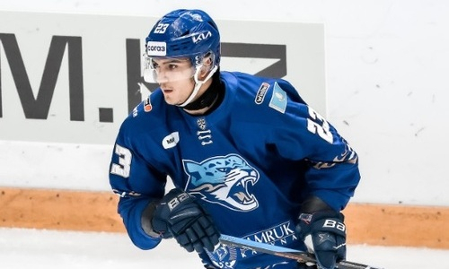 Воспитанник «Барыса» дебютировал в КХЛ