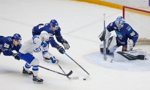 Видео шайб матча КХЛ «Барыс» — «Динамо» Москва 3:2 Б