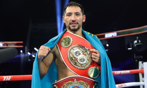 Жанибек Алимханулы озвучил дату боя за четыре титула чемпиона мира
