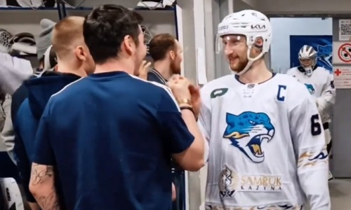 «Барыс» показал победную раздевалку и назвал MVP матча против «Сочи»