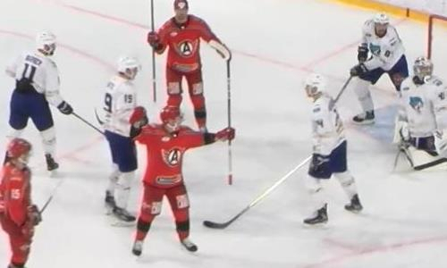 Видеообзор матча «Барыса» с семью шайбами и дракой в КХЛ