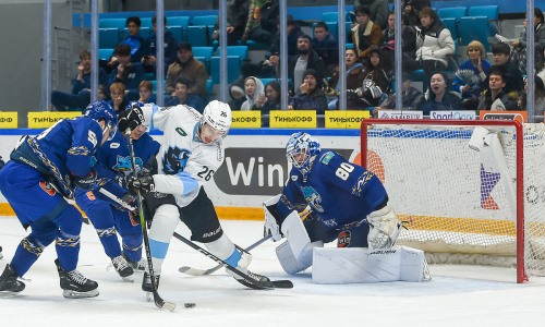 Видео шайб матча КХЛ «Барыс» — «Динамо» Минск 1:2 ОТ