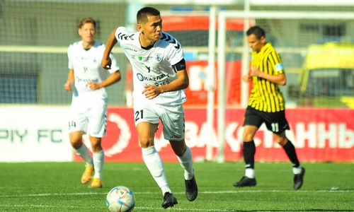 Защитник «Каспия» провел свой юбилейный матч за клуб в КПЛ