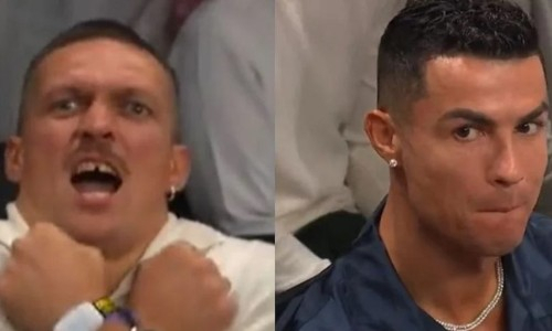 Александр Усик рассказал о разговоре с Криштиану Роналду