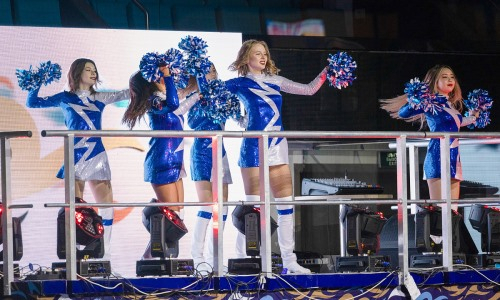 Фоторепортаж с матча КХЛ «Барыс» — «Трактор» 2:1