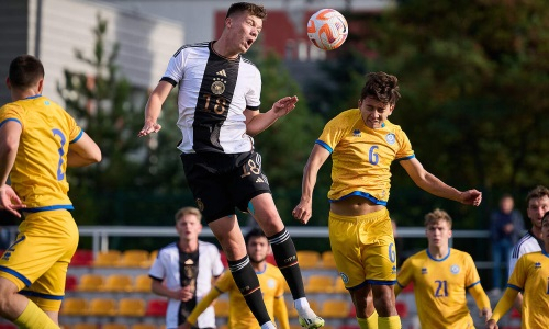 Фоторепортаж с матча отбора юношеского Евро-2023/24 Германия — Казахстан 6:0