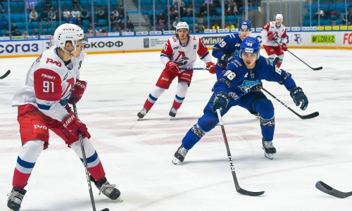 Фоторепортаж с матча КХЛ «Барыс» — «Локомотив» 0:6