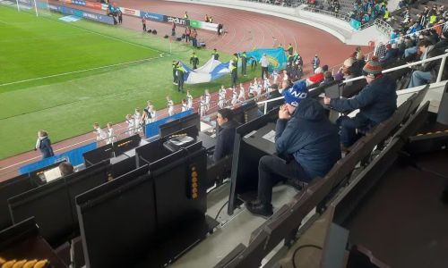 Фоторепортаж с матча отбора на Евро-2024 Финляндия — Казахстан 1:2