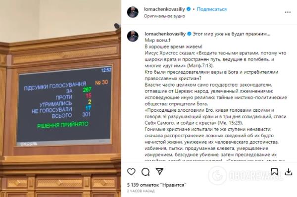 «Этот мир уже не будет прежним». Василий Ломаченко отреагировал на новости из Украины