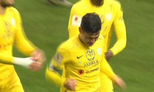 Видео гола Досмгамбетова матча Премьер-Лиги «Астана» — «Жетысу»