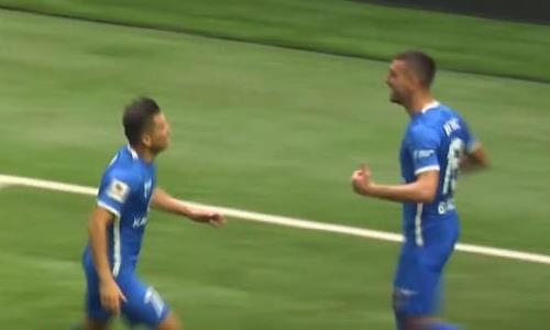 Видео гола Рушевича матча Премьер-Лиги «Астана» — «Жетысу»