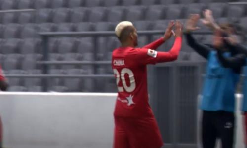 Видео гола Шины матча Премьер-Лиги «Окжетпес» — «Актобе»