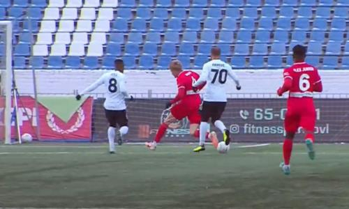 Видео гола Дебле матча Премьер-Лиги «Аксу» — «Тобол»