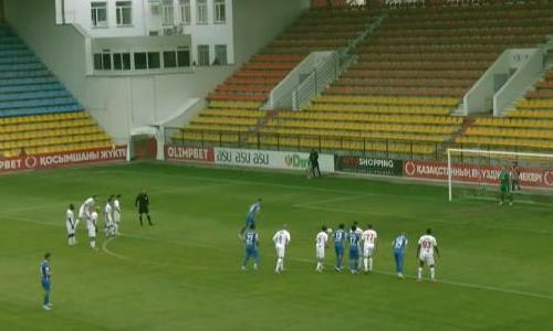 Видео второго гола Рушевича матча Премьер-Лиги «Актобе» — «Жетысу»